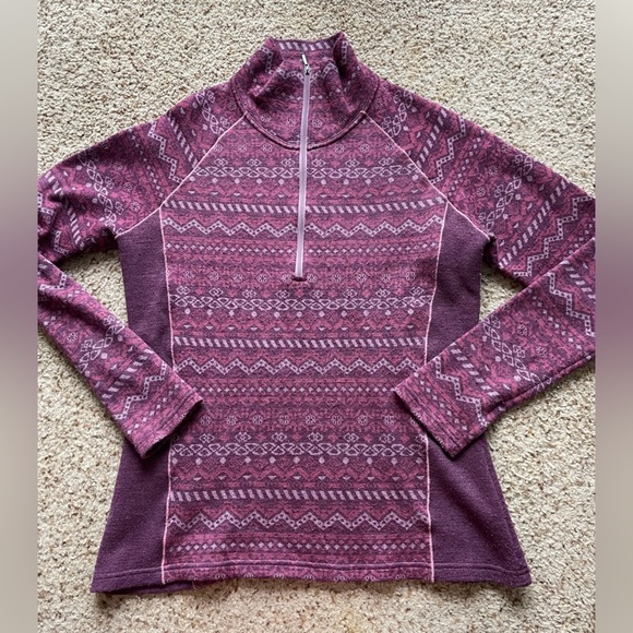 Kuhl Tops - KUHL merino wool blend layering 1/4 zip size L